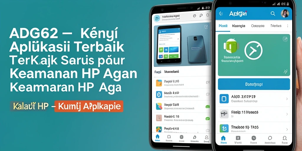 Antarmuka ADG62 menampilkan penguncian aplikasi yang aman.