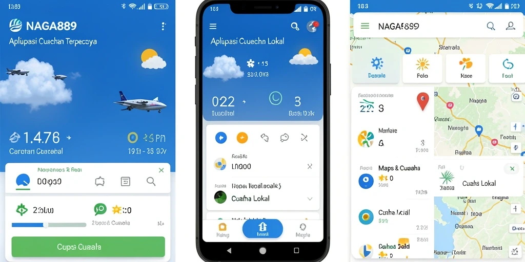 Tampilan antarmuka Cuaca Lokal NAGA889 yang informatif dan menarik.