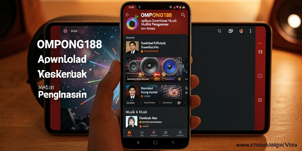 Antarmuka OMPONG188 menampilkan koleksi musik yang beragam dan menarik.