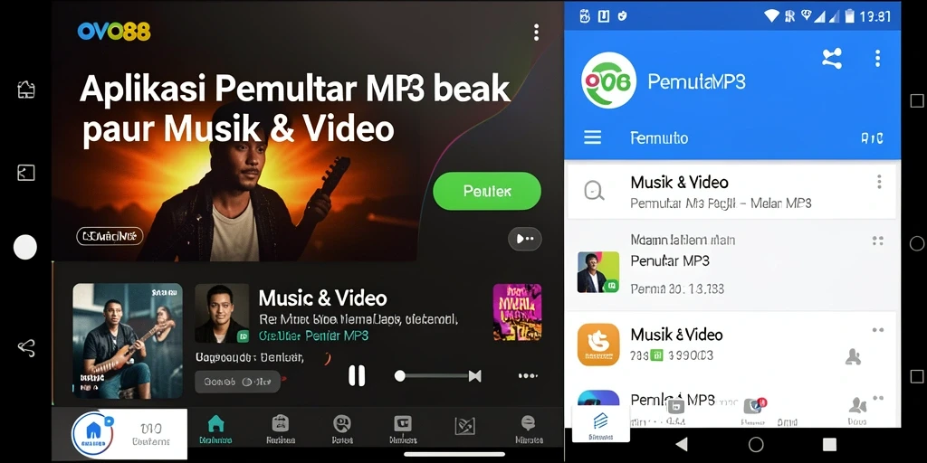 Antarmuka OVO88 yang sederhana dan fungsional.
