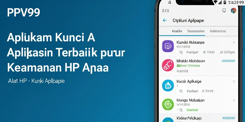Tampilan antarmuka modern dan fungsional PPV99 untuk Kunci Aplikasi.