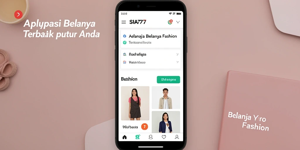 Tampilan antarmuka SIA777 yang elegan untuk belanja fashion.