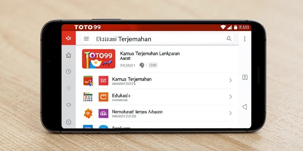 Antarmuka TOTO99 yang intuitif untuk Kamus Terjemahan.