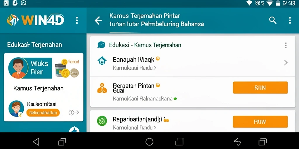 Tampilan antarmuka WIN4D yang sederhana dan modern untuk kemudahan penggunaan.