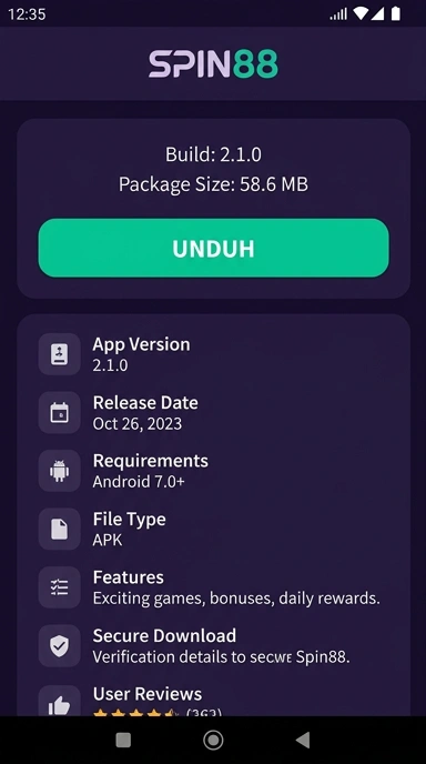 Unduh dan Instal APK spin88 untuk Pengguna Android