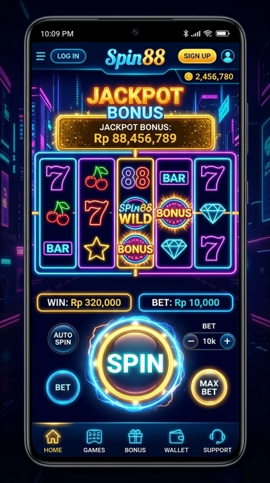 spin88 tampilan beranda